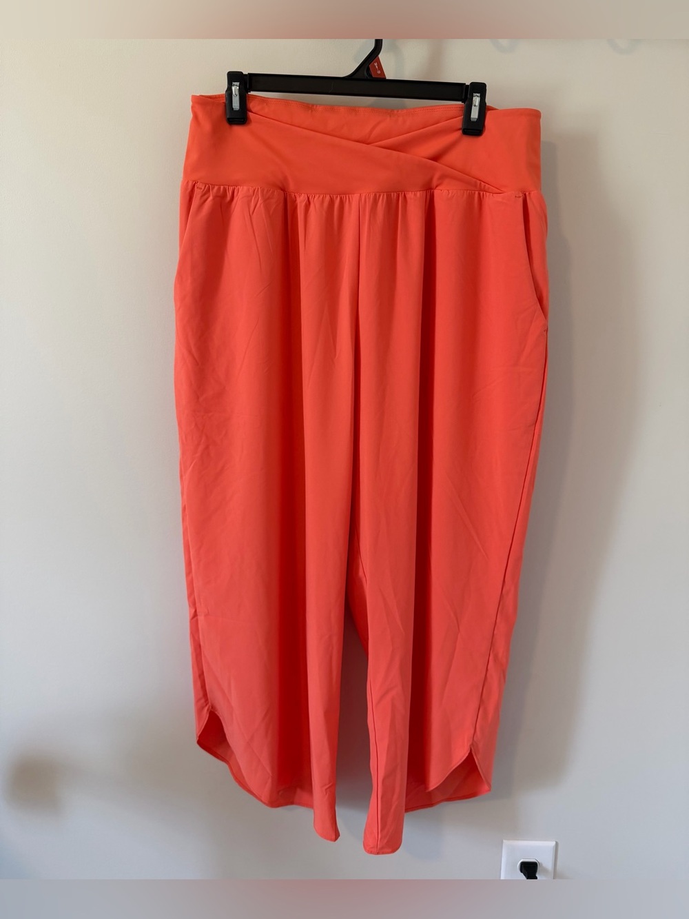 Halara Breezeful High Waisted Crossover Resort Pants Flamingo Coral Size XL